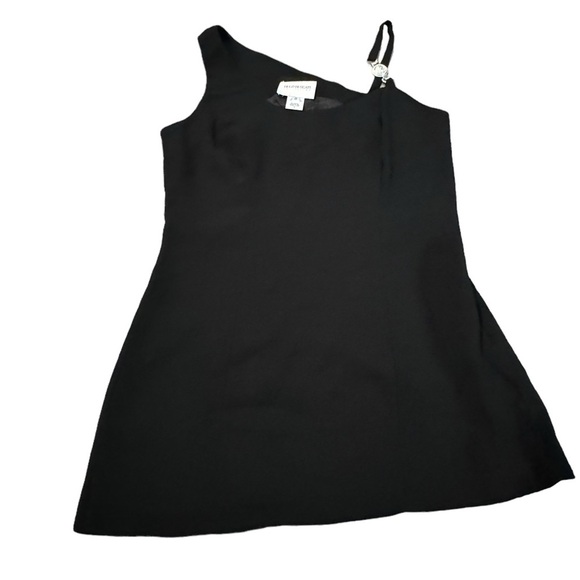 Gorgeous EUC Black Hugo Buscati Vintage Designer 90s Sz 8 Versace Vibes top - Picture 1 of 7